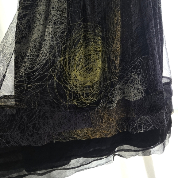 Beautiful Silk Scribble Dress EUC - Picture 7 of 11